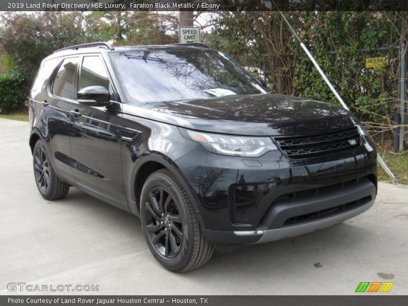 Farallon Black Metallic / Ebony 2019 Land Rover Discovery HSE Luxury