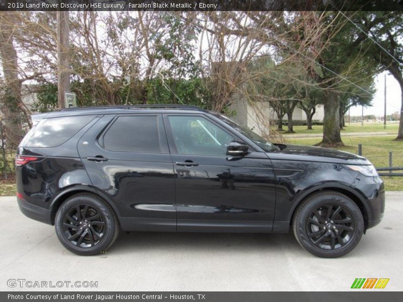 Farallon Black Metallic / Ebony 2019 Land Rover Discovery HSE Luxury