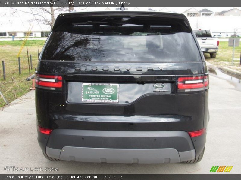 Farallon Black Metallic / Ebony 2019 Land Rover Discovery HSE Luxury