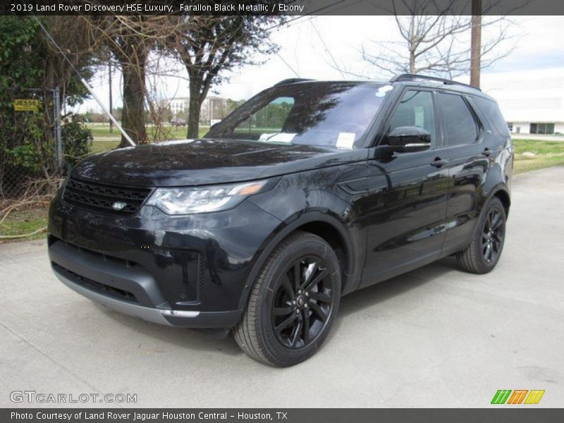 Farallon Black Metallic / Ebony 2019 Land Rover Discovery HSE Luxury