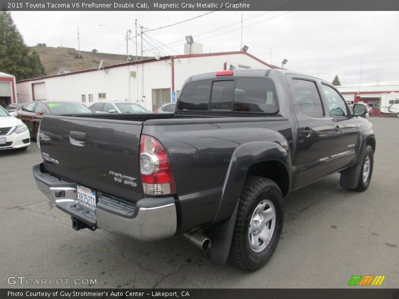 Magnetic Gray Metallic / Graphite 2015 Toyota Tacoma V6 PreRunner Double Cab