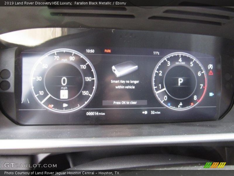Farallon Black Metallic / Ebony 2019 Land Rover Discovery HSE Luxury