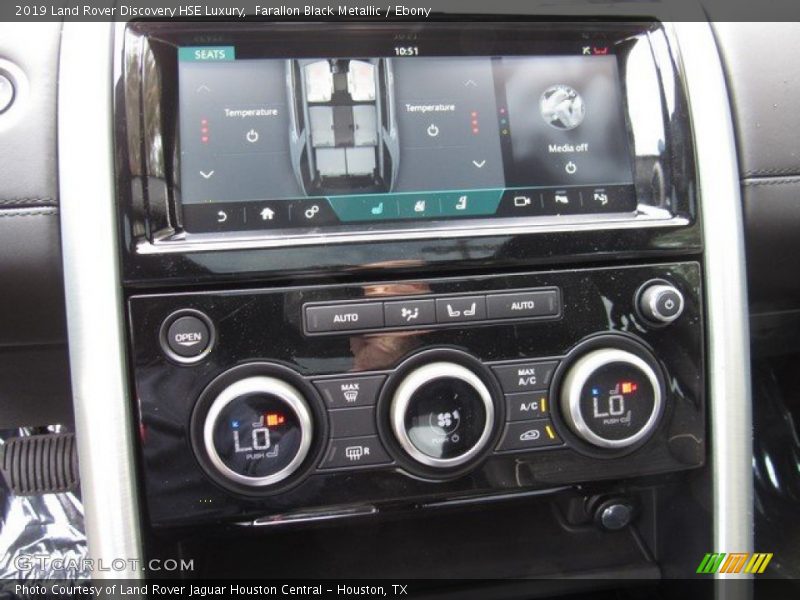 Farallon Black Metallic / Ebony 2019 Land Rover Discovery HSE Luxury