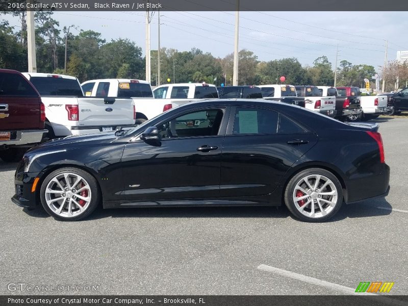 Black Raven / Jet Black 2016 Cadillac ATS V Sedan
