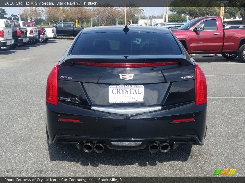 Black Raven / Jet Black 2016 Cadillac ATS V Sedan