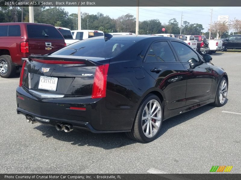 Black Raven / Jet Black 2016 Cadillac ATS V Sedan