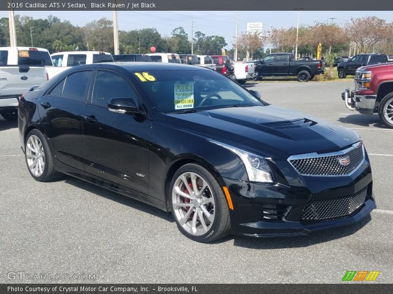 Black Raven / Jet Black 2016 Cadillac ATS V Sedan