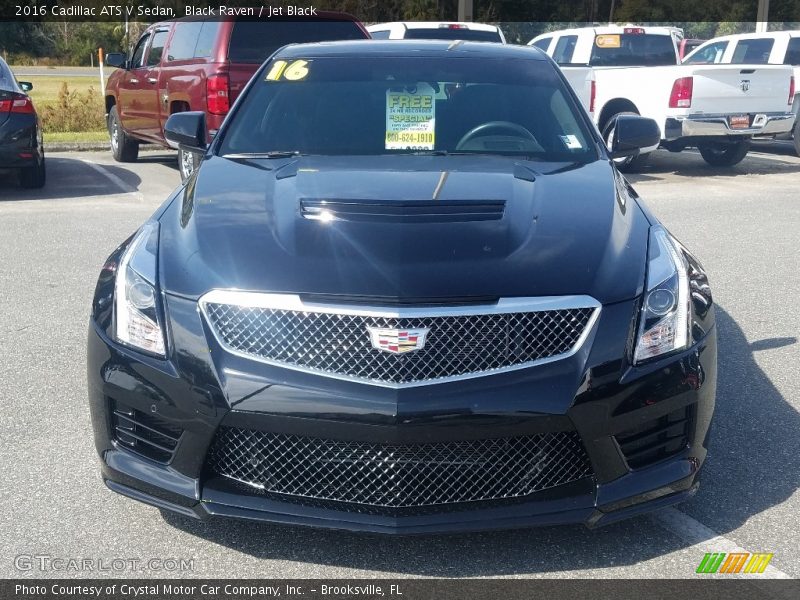 Black Raven / Jet Black 2016 Cadillac ATS V Sedan