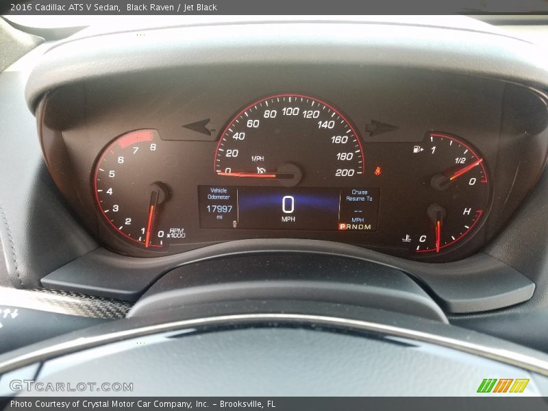 Black Raven / Jet Black 2016 Cadillac ATS V Sedan