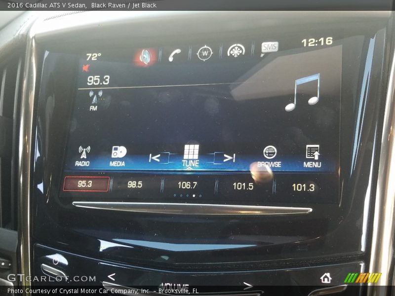 Black Raven / Jet Black 2016 Cadillac ATS V Sedan