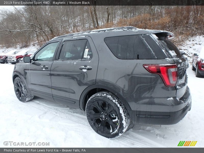 Magnetic / Medium Black 2019 Ford Explorer Sport 4WD