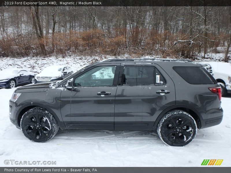 Magnetic / Medium Black 2019 Ford Explorer Sport 4WD