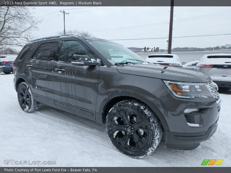 Magnetic / Medium Black 2019 Ford Explorer Sport 4WD