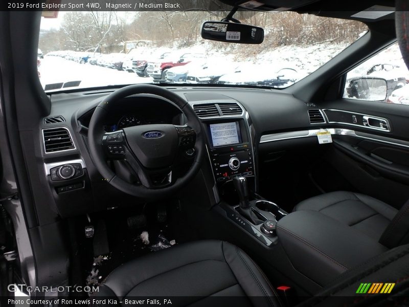 Magnetic / Medium Black 2019 Ford Explorer Sport 4WD