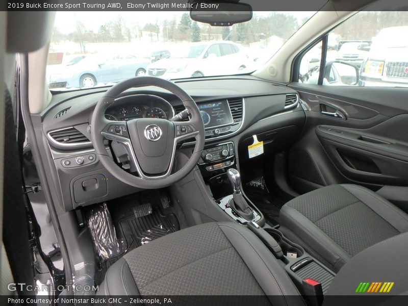Ebony Twilight Metallic / Ebony 2019 Buick Encore Sport Touring AWD