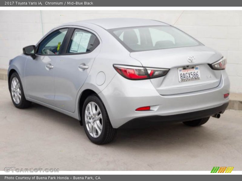 Chromium / Mid-Blue Black 2017 Toyota Yaris iA