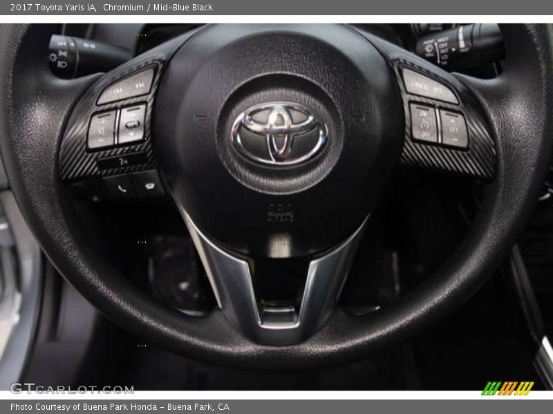 Chromium / Mid-Blue Black 2017 Toyota Yaris iA