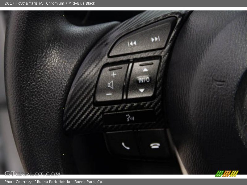 Chromium / Mid-Blue Black 2017 Toyota Yaris iA