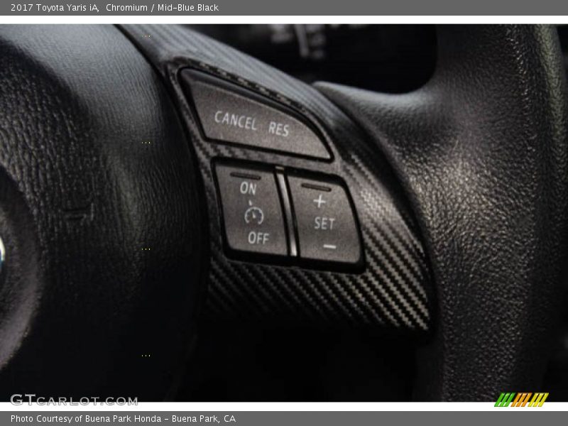 Chromium / Mid-Blue Black 2017 Toyota Yaris iA