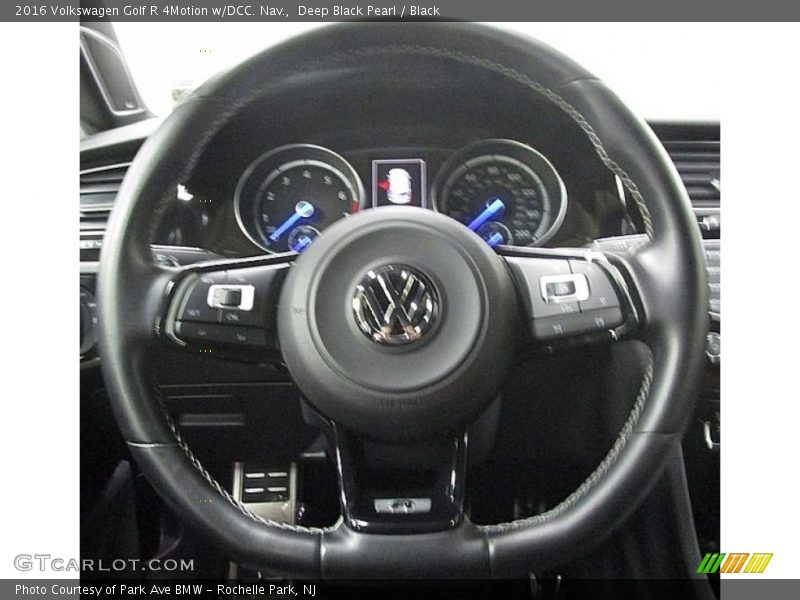 Deep Black Pearl / Black 2016 Volkswagen Golf R 4Motion w/DCC. Nav.