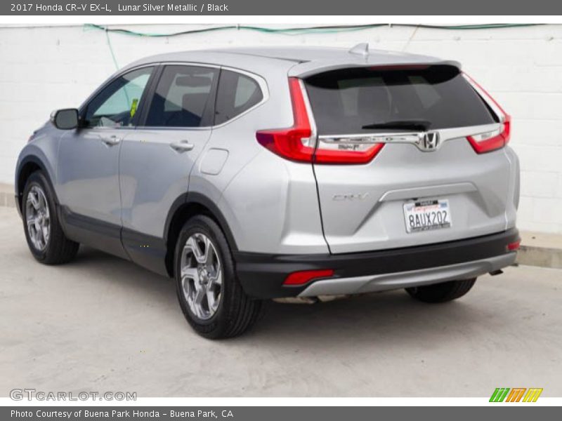 Lunar Silver Metallic / Black 2017 Honda CR-V EX-L