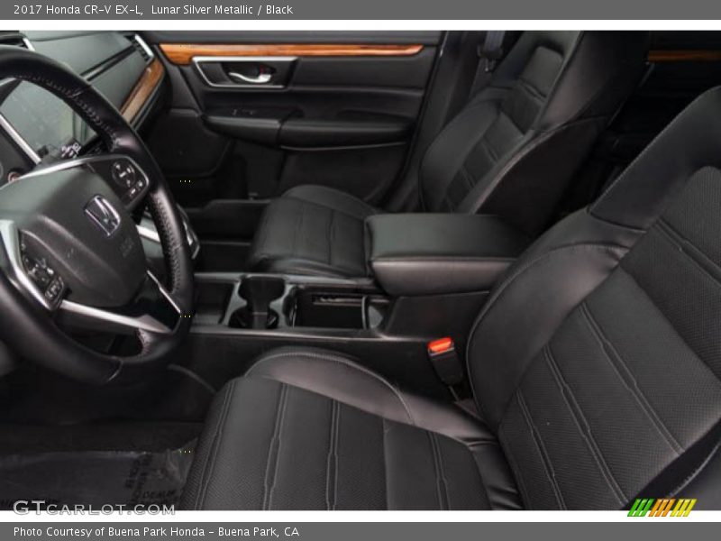 Lunar Silver Metallic / Black 2017 Honda CR-V EX-L