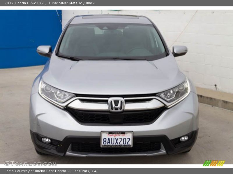 Lunar Silver Metallic / Black 2017 Honda CR-V EX-L