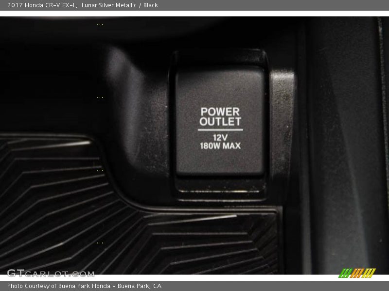 Lunar Silver Metallic / Black 2017 Honda CR-V EX-L