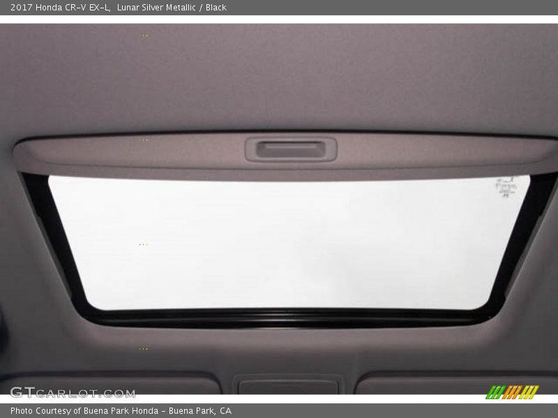 Lunar Silver Metallic / Black 2017 Honda CR-V EX-L