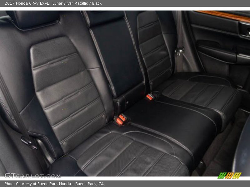 Lunar Silver Metallic / Black 2017 Honda CR-V EX-L