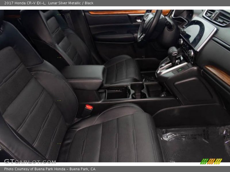 Lunar Silver Metallic / Black 2017 Honda CR-V EX-L