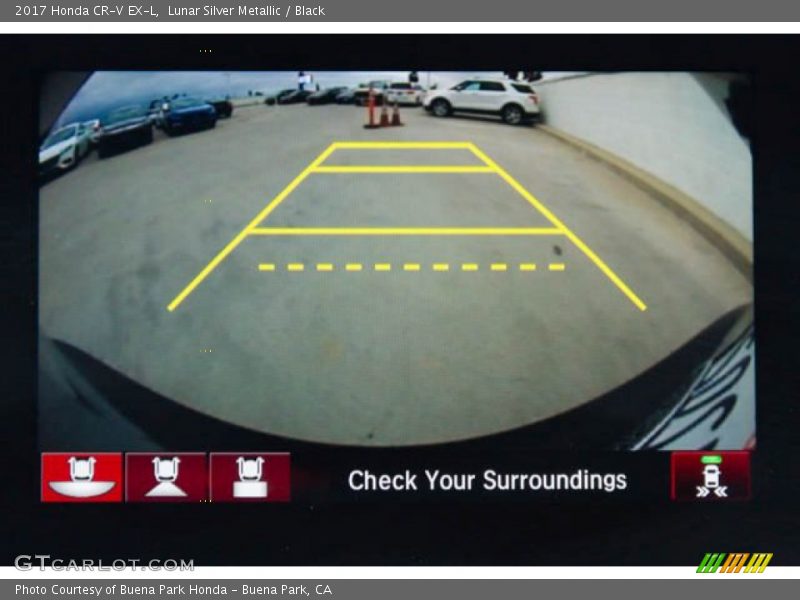 Lunar Silver Metallic / Black 2017 Honda CR-V EX-L