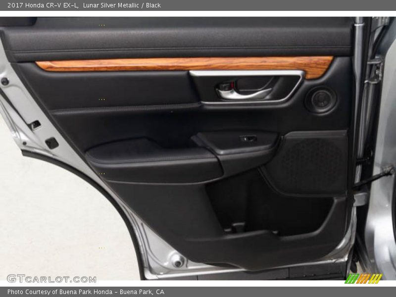 Lunar Silver Metallic / Black 2017 Honda CR-V EX-L