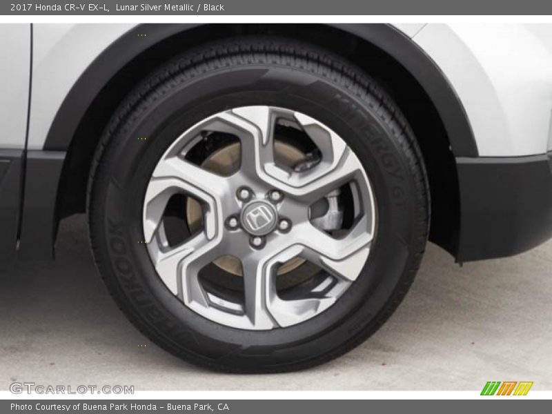 Lunar Silver Metallic / Black 2017 Honda CR-V EX-L