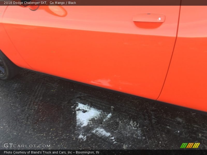 Go Mango / Black 2018 Dodge Challenger SXT