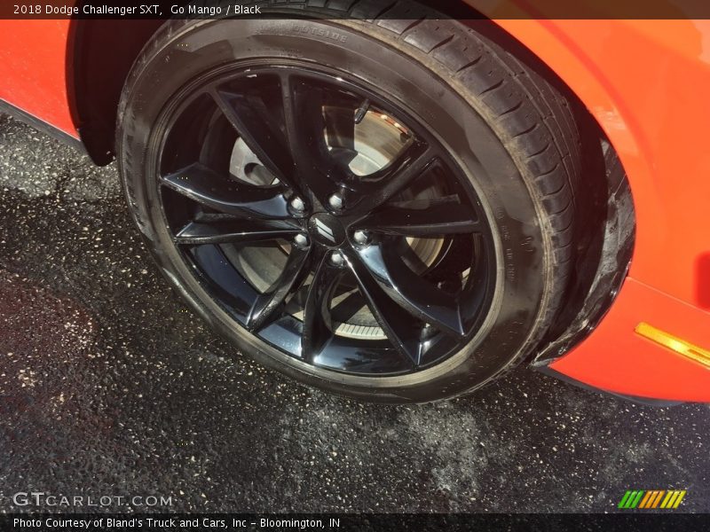Go Mango / Black 2018 Dodge Challenger SXT