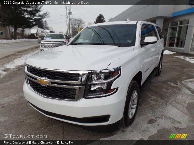 Summit White / Jet Black 2019 Chevrolet Suburban LT 4WD