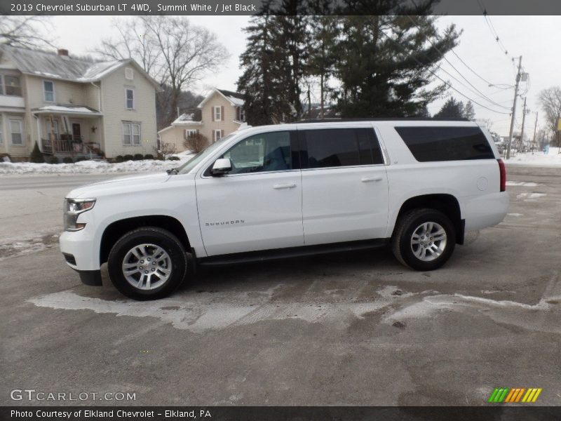 Summit White / Jet Black 2019 Chevrolet Suburban LT 4WD