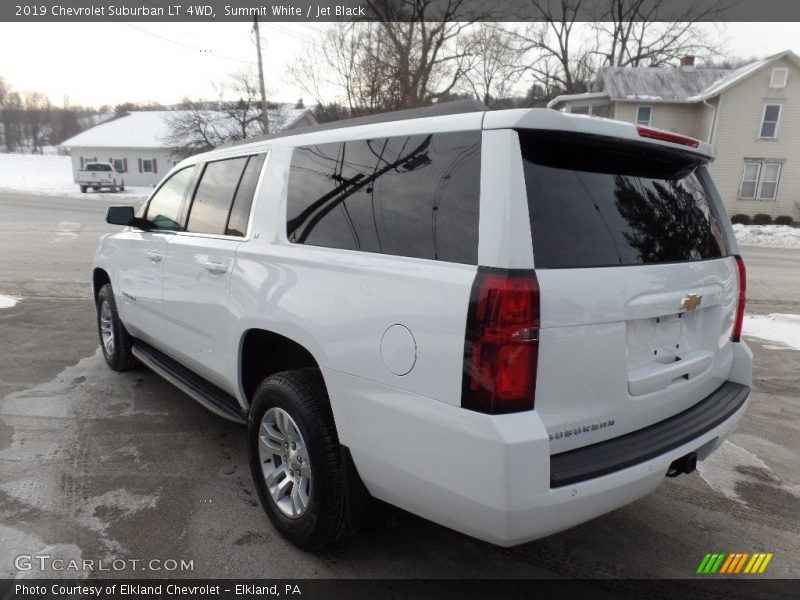 Summit White / Jet Black 2019 Chevrolet Suburban LT 4WD