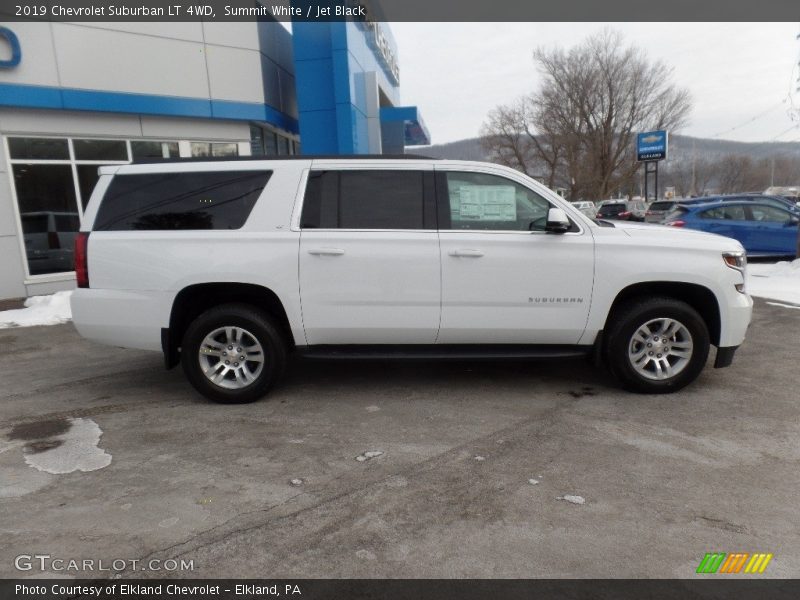 Summit White / Jet Black 2019 Chevrolet Suburban LT 4WD