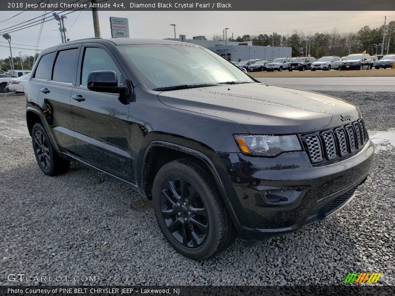 Diamond Black Crystal Pearl / Black 2018 Jeep Grand Cherokee Altitude 4x4