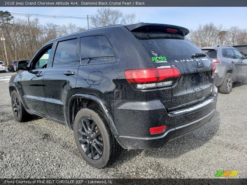 Diamond Black Crystal Pearl / Black 2018 Jeep Grand Cherokee Altitude 4x4