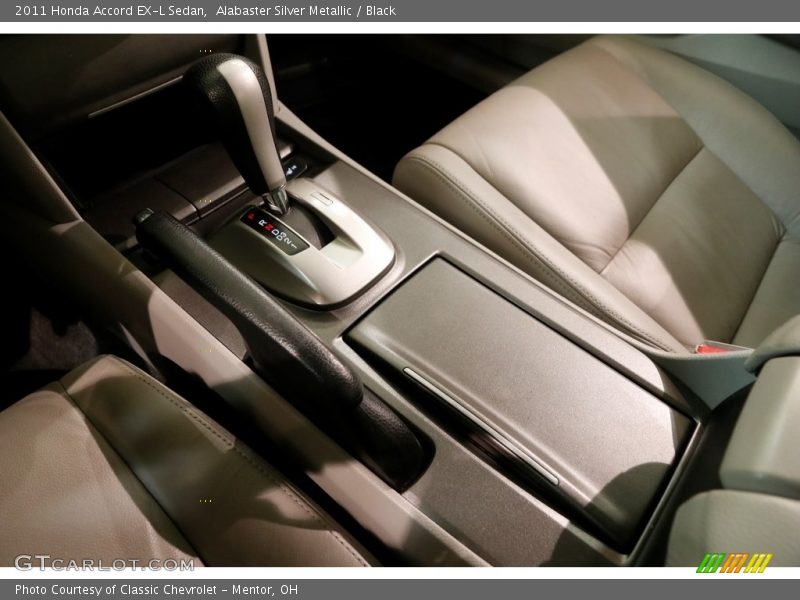 Alabaster Silver Metallic / Black 2011 Honda Accord EX-L Sedan