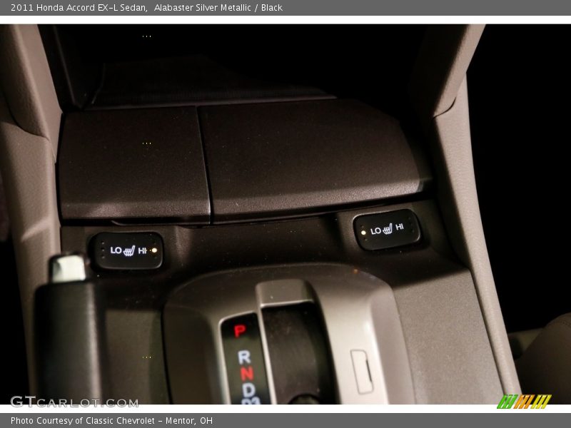 Alabaster Silver Metallic / Black 2011 Honda Accord EX-L Sedan