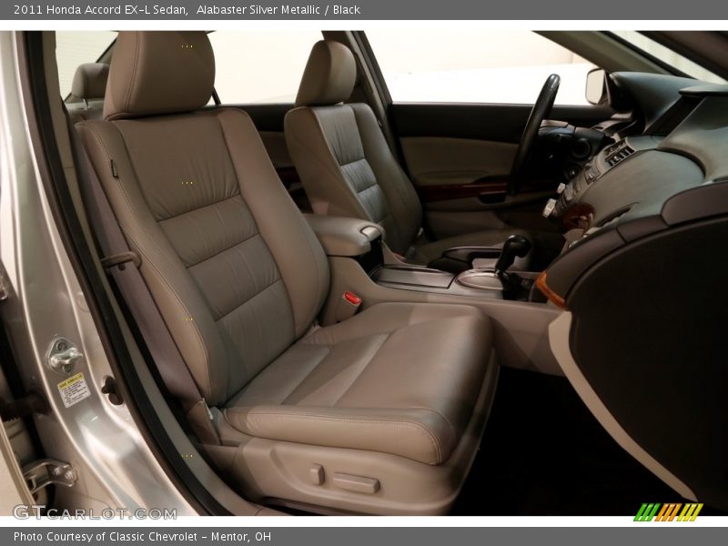 Alabaster Silver Metallic / Black 2011 Honda Accord EX-L Sedan