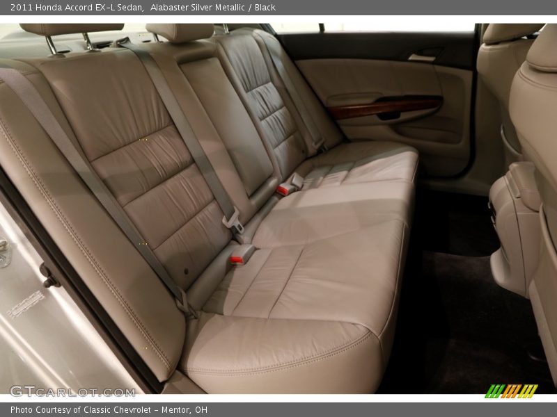 Alabaster Silver Metallic / Black 2011 Honda Accord EX-L Sedan