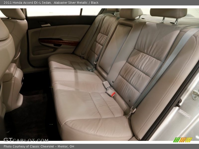 Alabaster Silver Metallic / Black 2011 Honda Accord EX-L Sedan