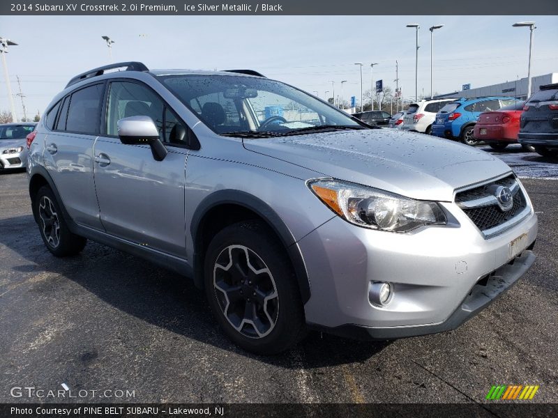Ice Silver Metallic / Black 2014 Subaru XV Crosstrek 2.0i Premium