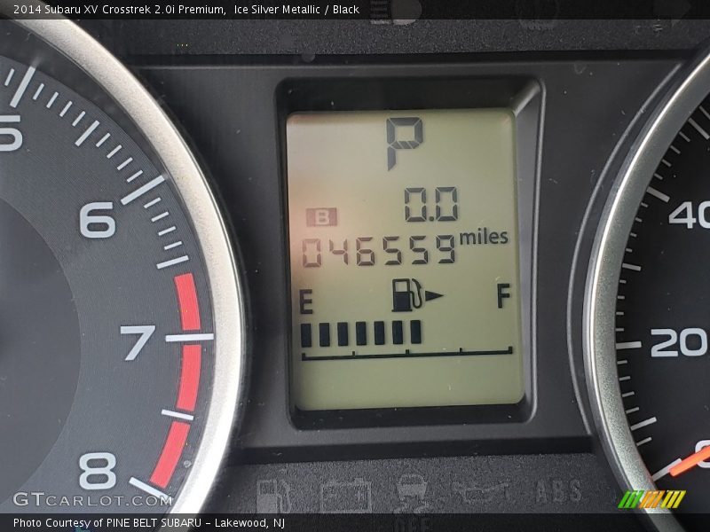 Ice Silver Metallic / Black 2014 Subaru XV Crosstrek 2.0i Premium