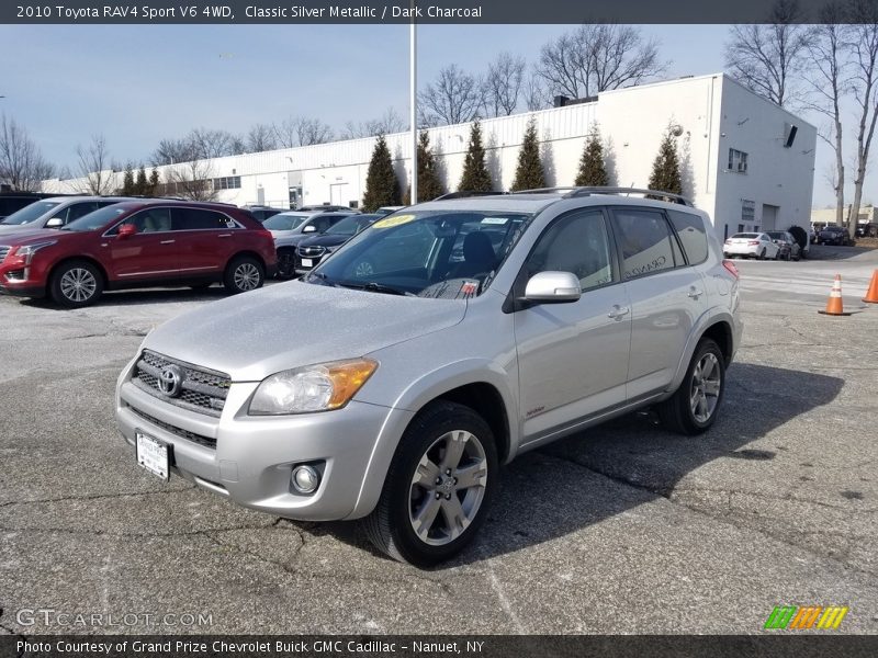 Classic Silver Metallic / Dark Charcoal 2010 Toyota RAV4 Sport V6 4WD